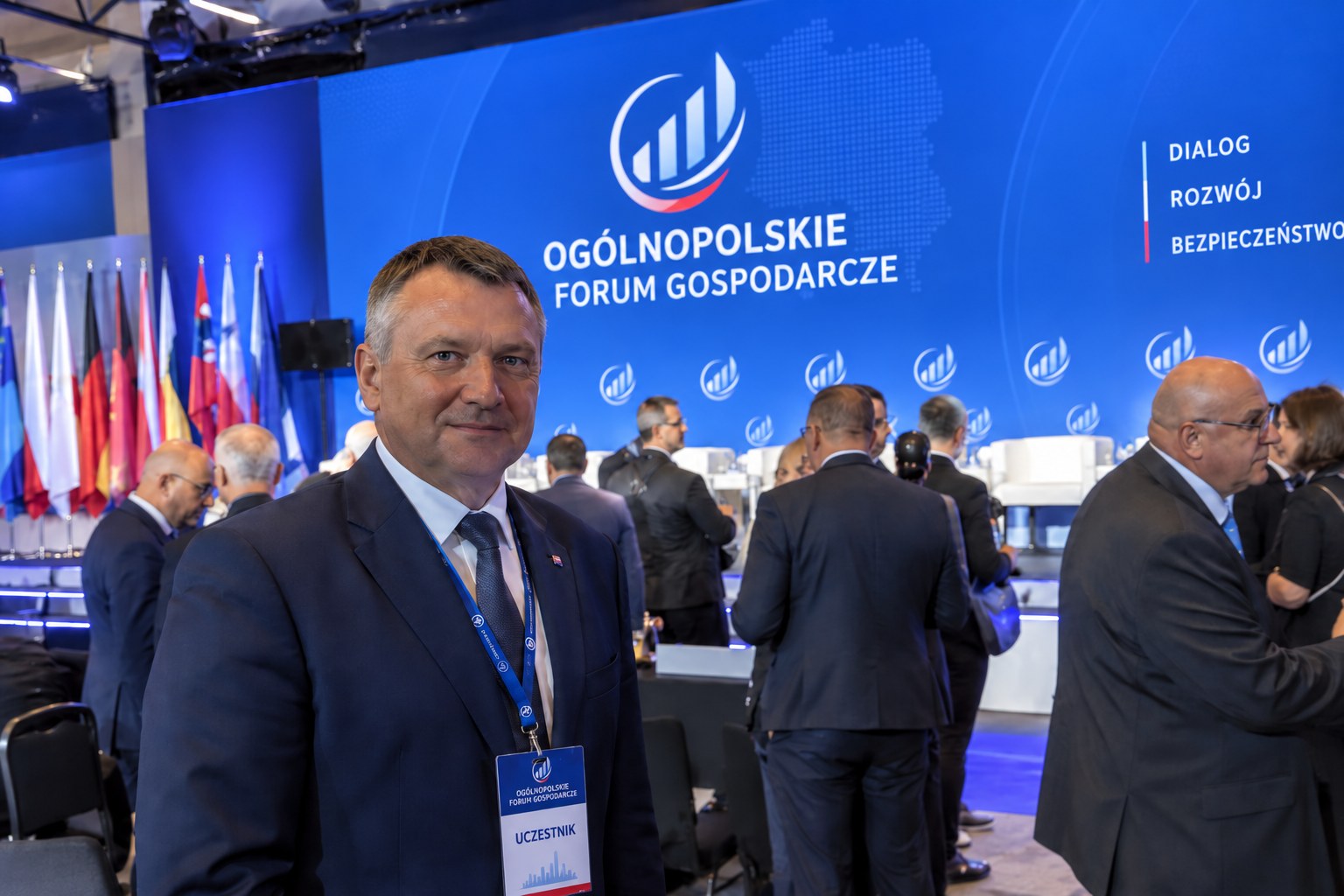 Wójt Kooptimowa na forum gospodarczym